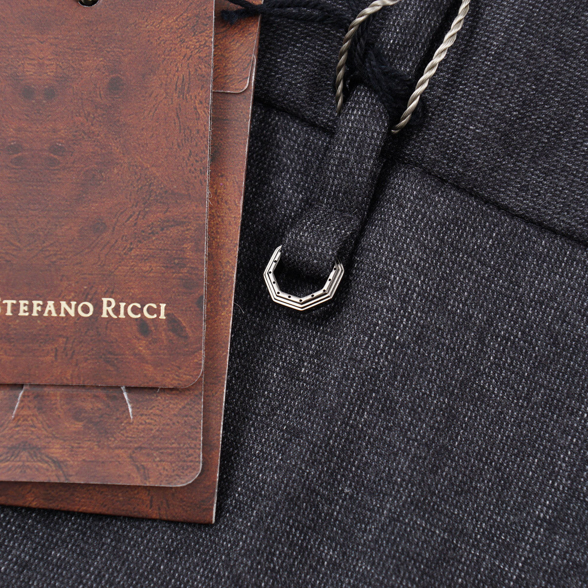 Stefano Ricci Wool Side-Buckle Trousers