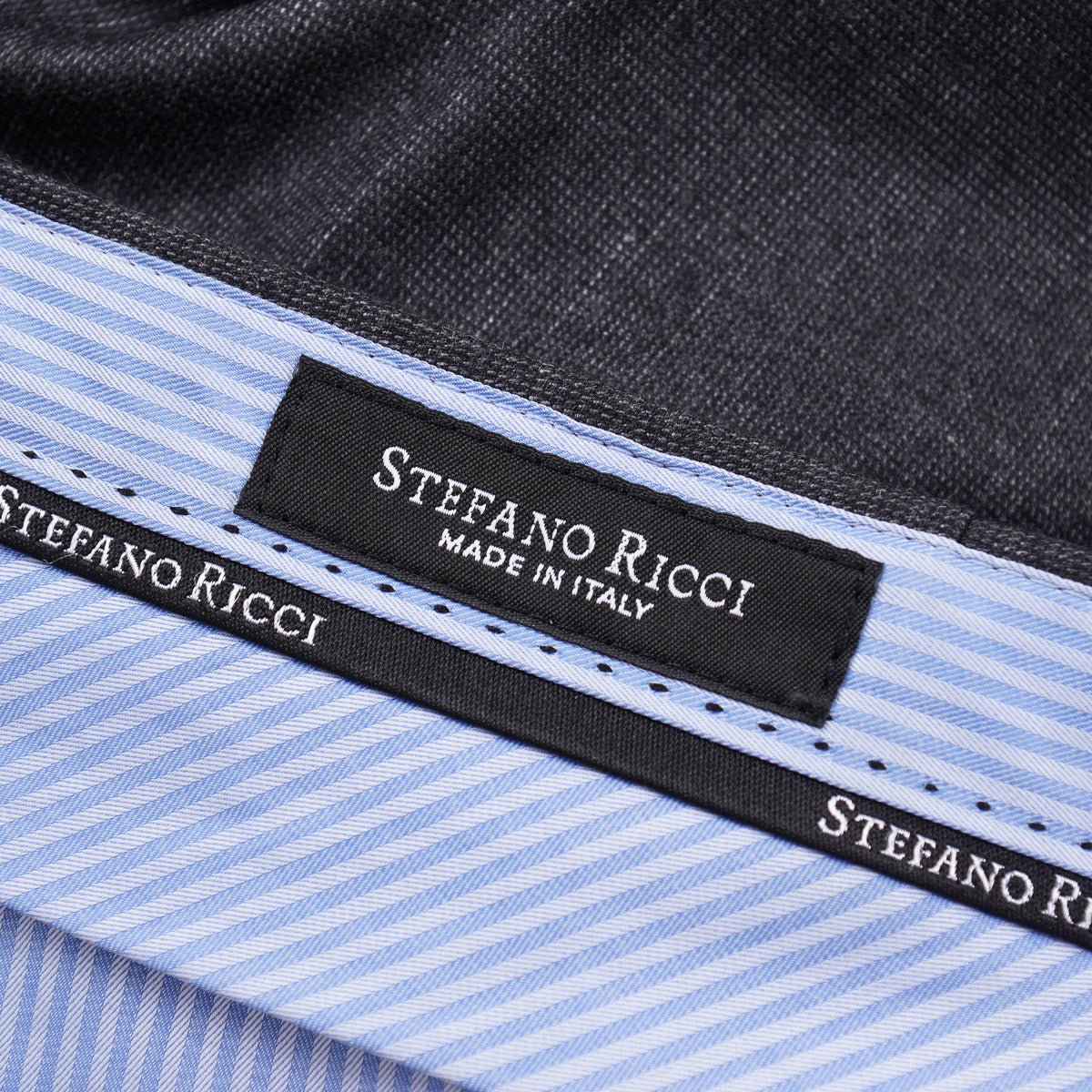 Stefano Ricci Wool Side-Buckle Trousers