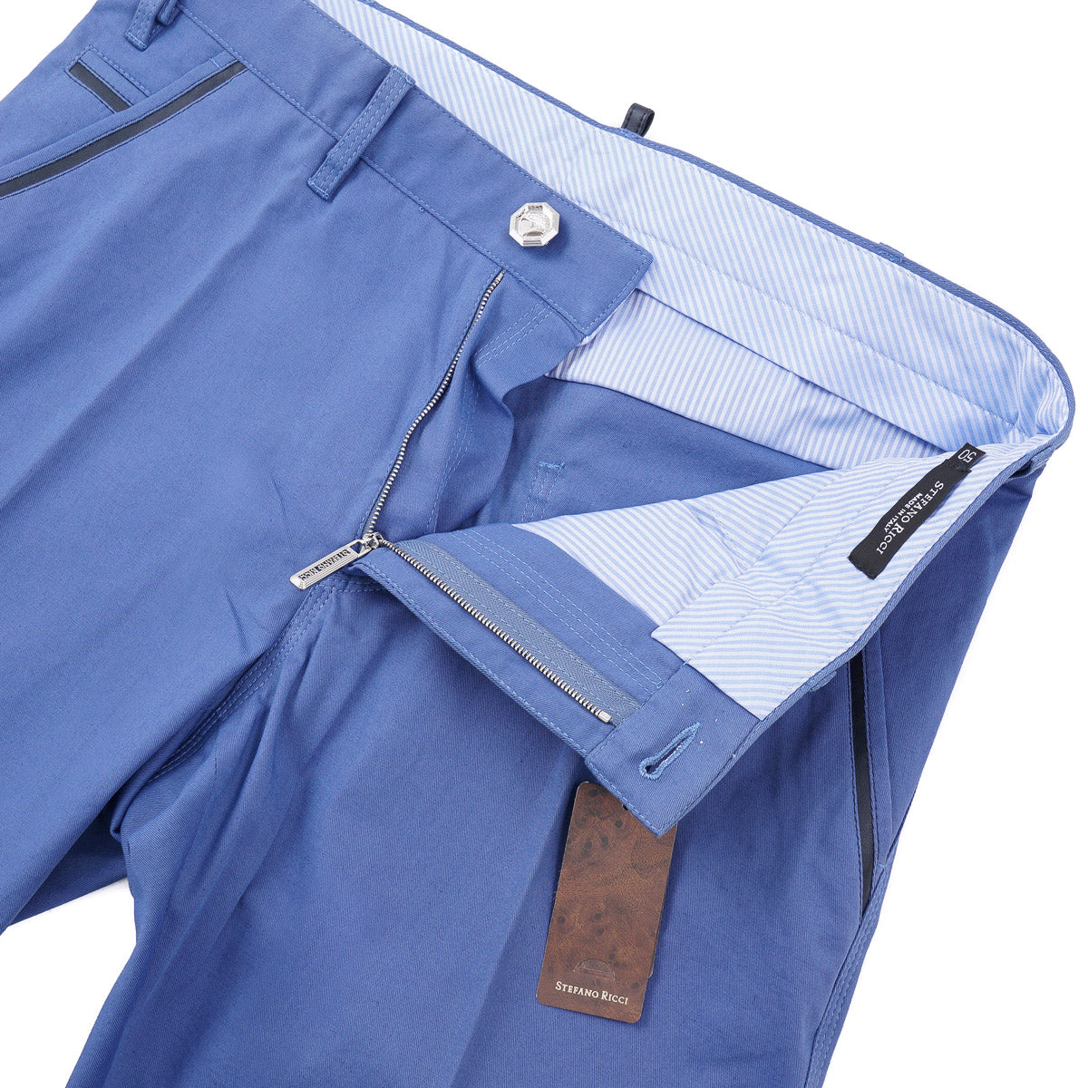 Stefano Ricci Cotton-Linen 5-Pocket Pants