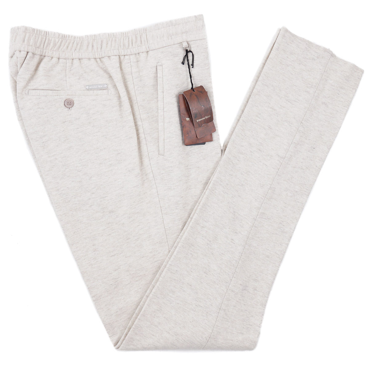 Stefano Ricci Jersey Cashmere-Blend Jogger Pants