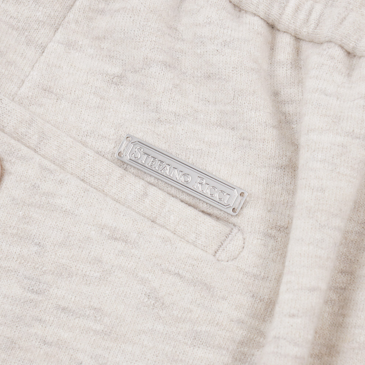 Stefano Ricci Jersey Cashmere-Blend Jogger Pants
