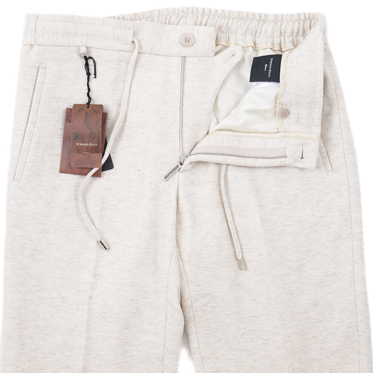 Stefano Ricci Jersey Cashmere-Blend Jogger Pants