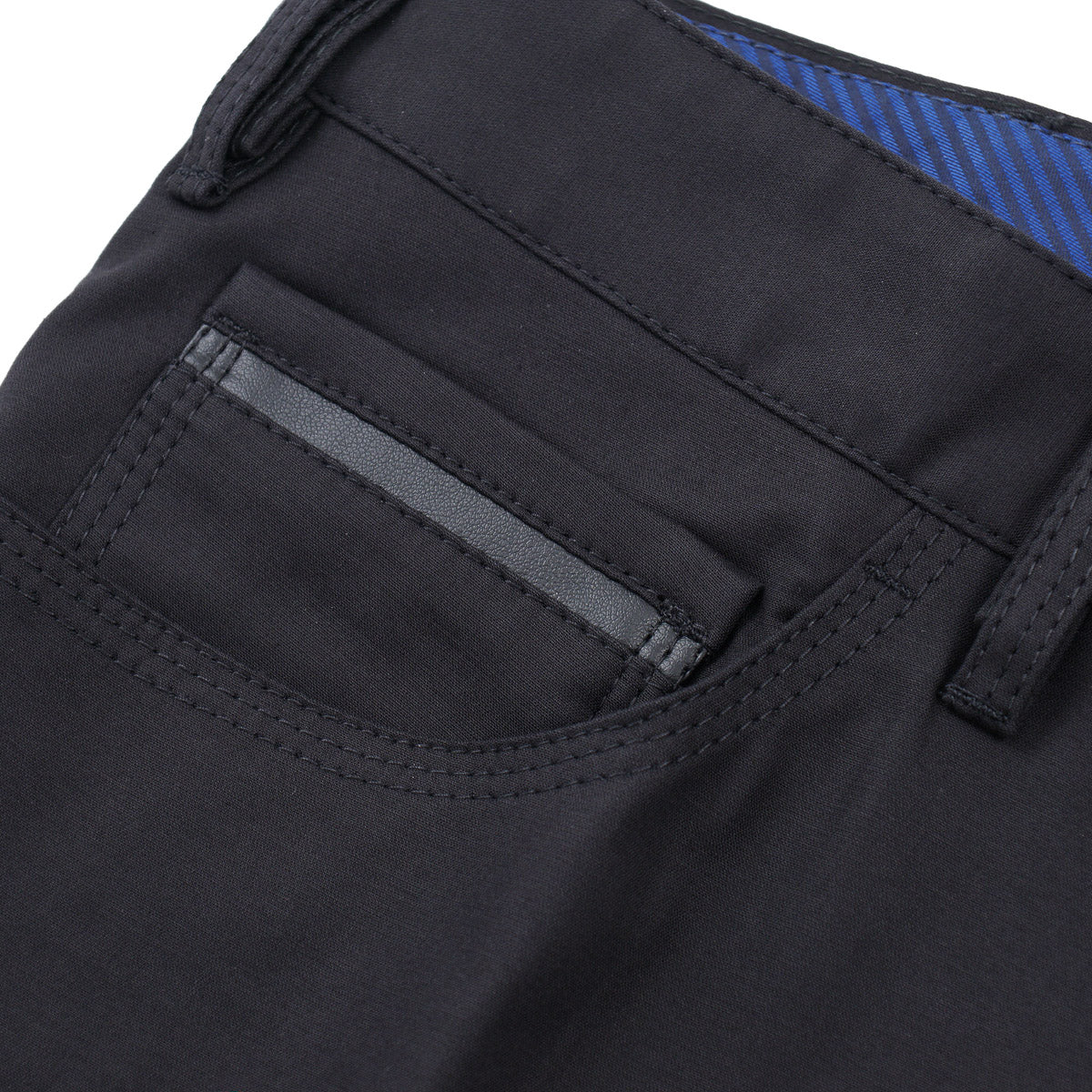 Stefano Ricci 5-Pocket Pants with Leather Details