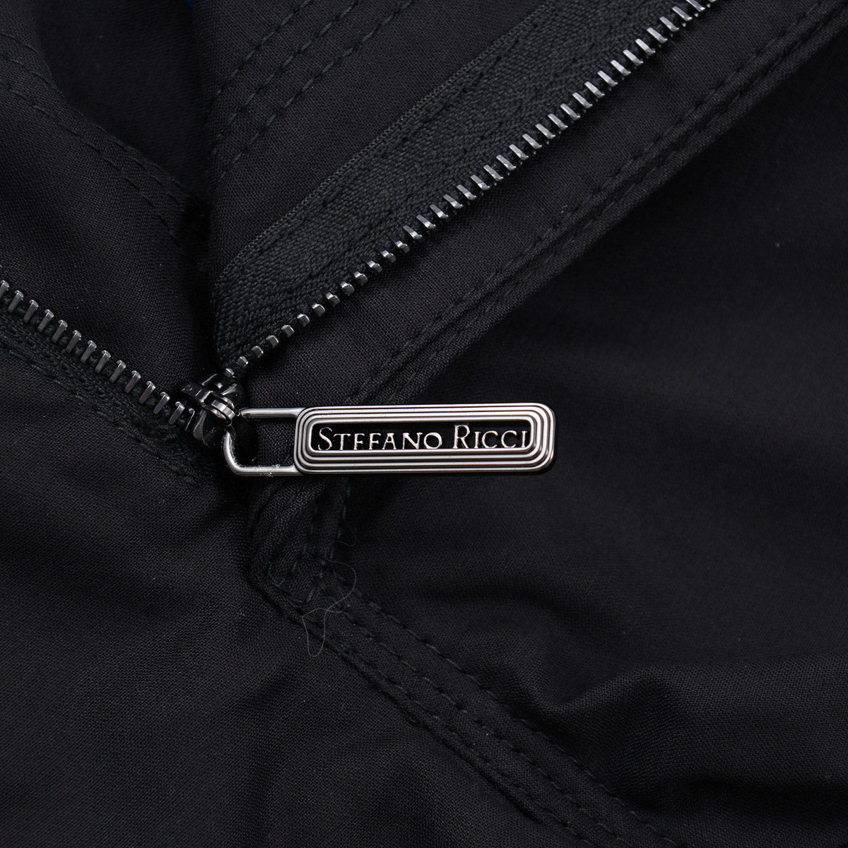 Stefano Ricci 5-Pocket Pants with Leather Details