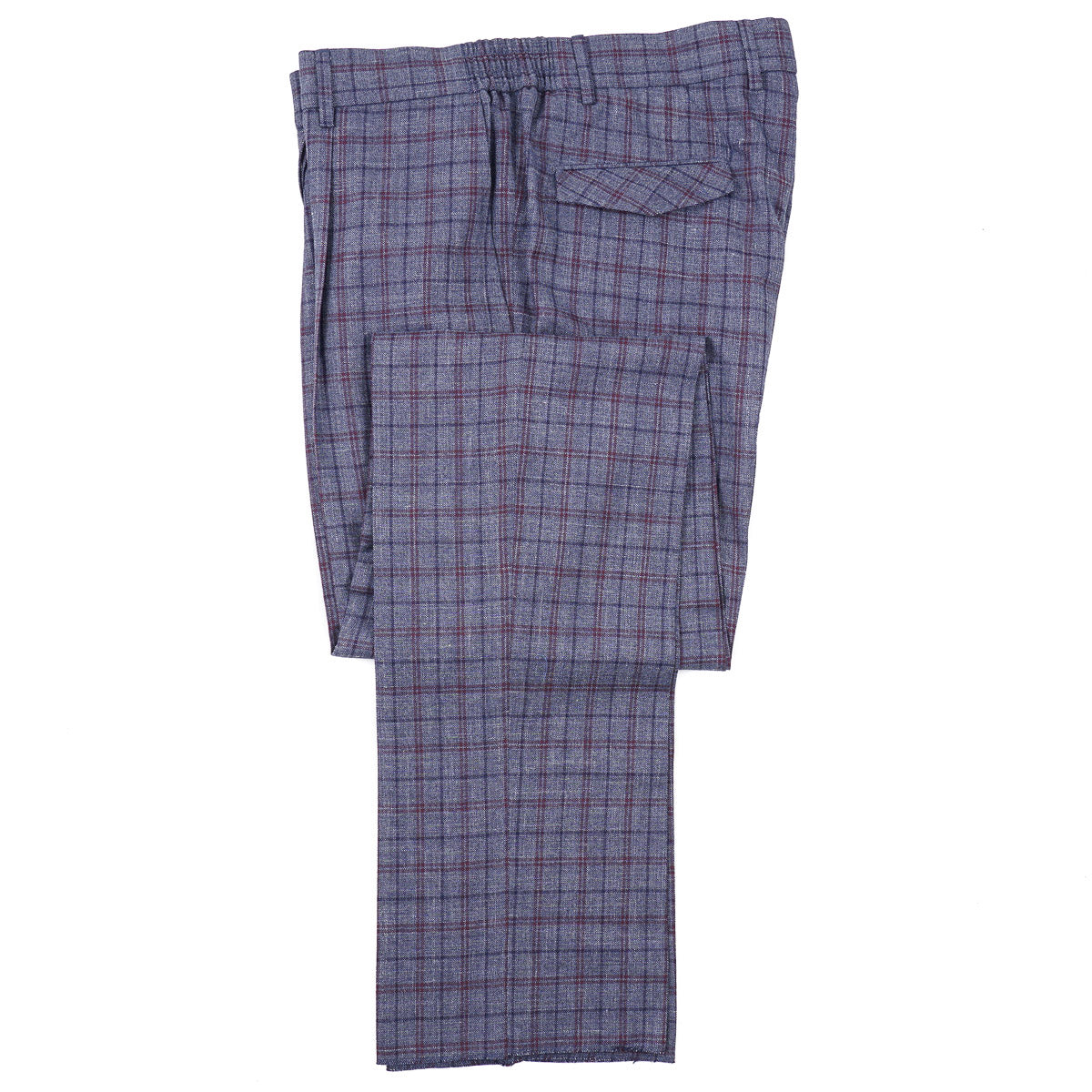 Stefano Ricci Wool-Silk-Linen Drawstring Pants