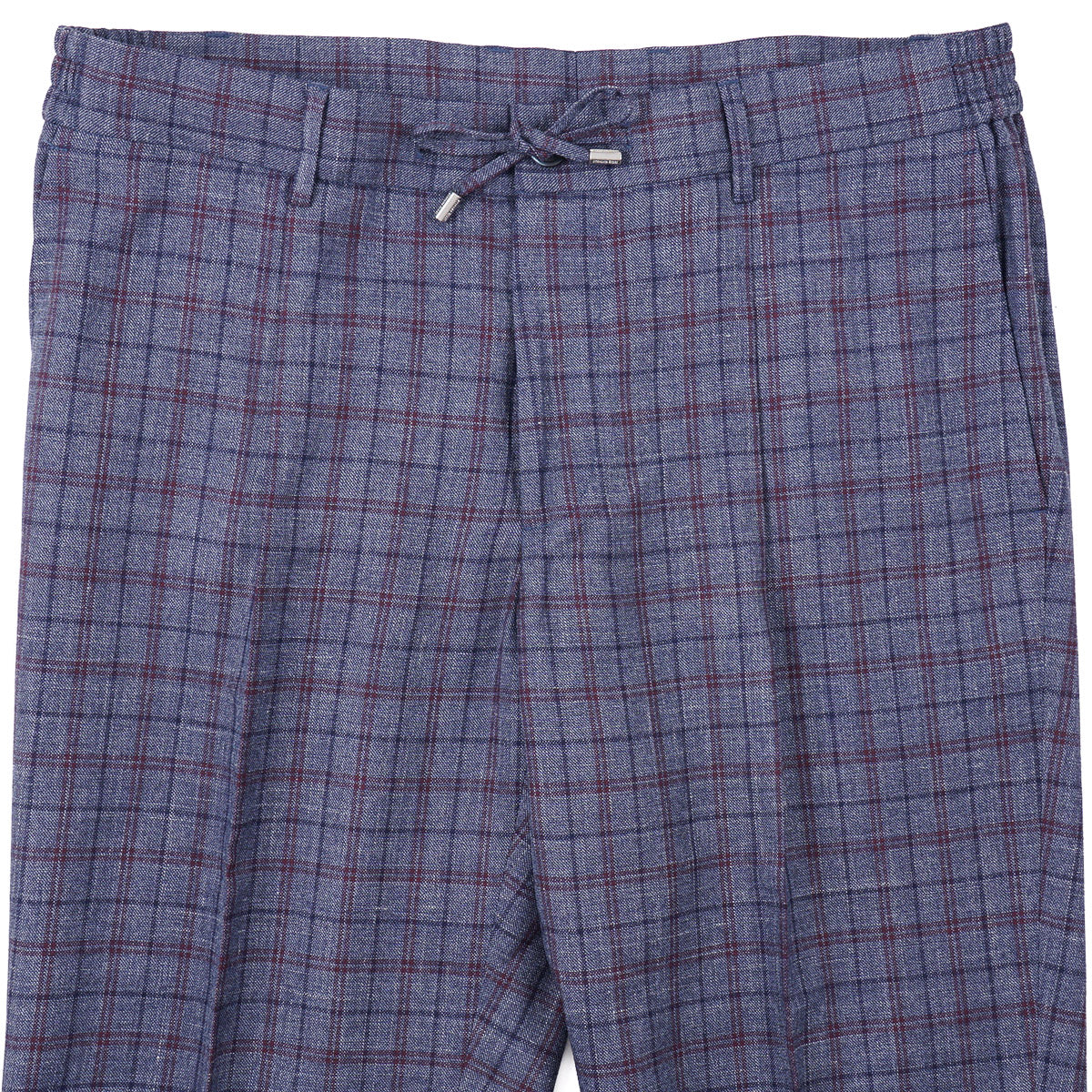 Stefano Ricci Wool-Silk-Linen Drawstring Pants