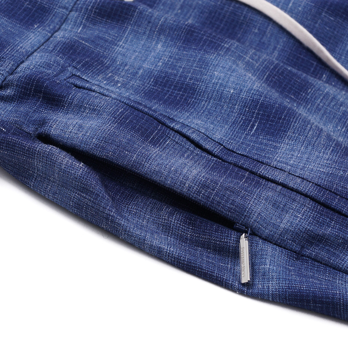 Stefano Ricci Cashmere-Silk-Linen Drawstring Pants