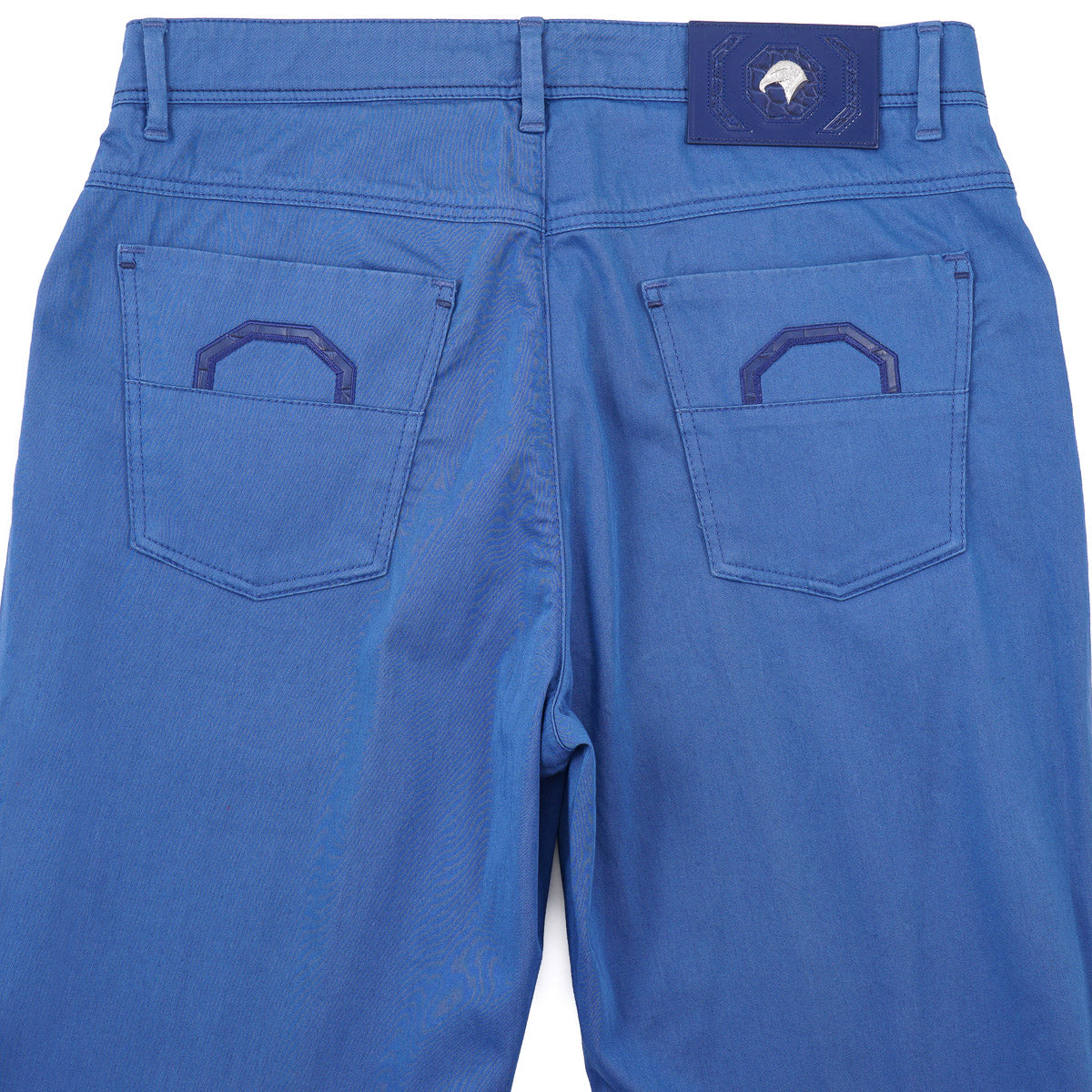 Stefano Ricci 5-Pocket Pants with Crocodile Details