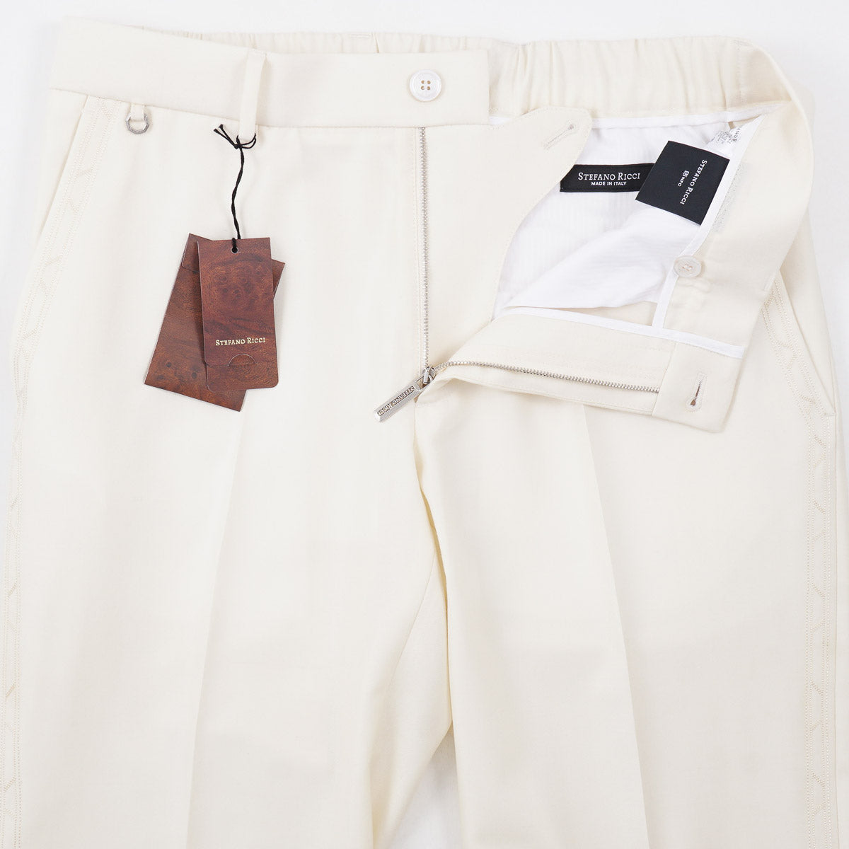 Stefano Ricci Wool-Cashmere-Silk Pants