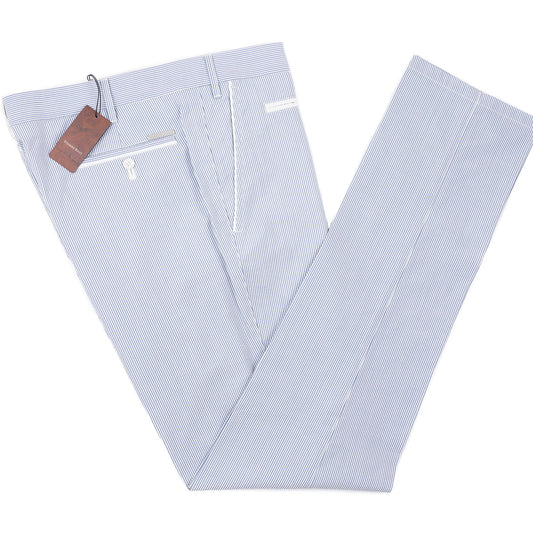 Stefano Ricci Lightweight Seersucker Silk Trousers