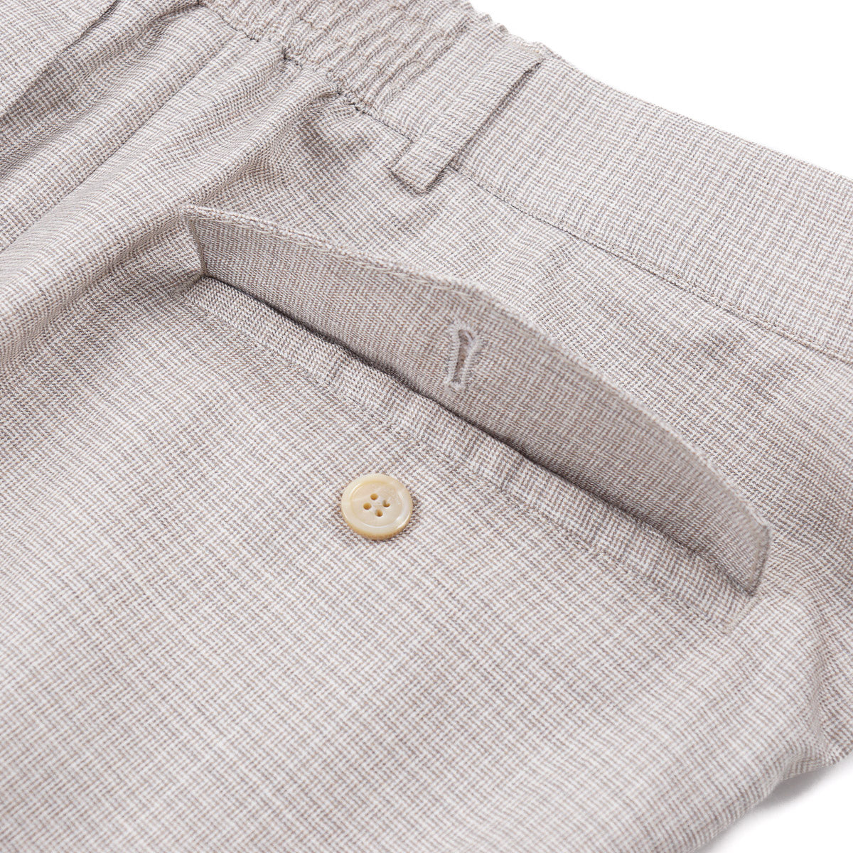 Stefano Ricci Wool-Silk-Linen Drawstring Pants