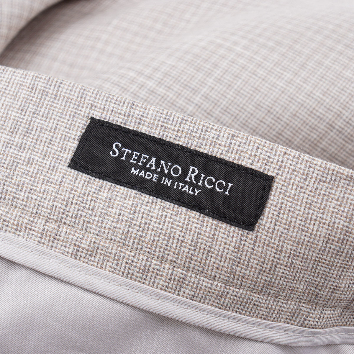 Stefano Ricci Wool-Silk-Linen Drawstring Pants