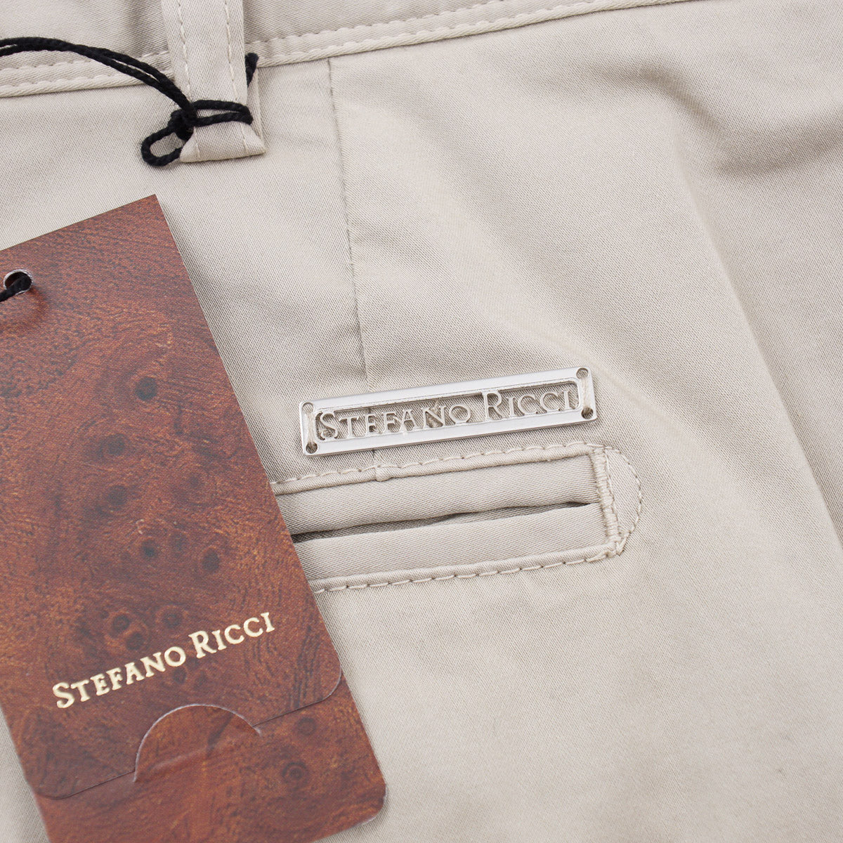 Stefano Ricci Stretch Cotton Chino Pants