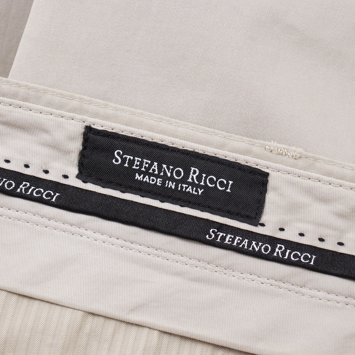 Stefano Ricci Stretch Cotton Chino Pants