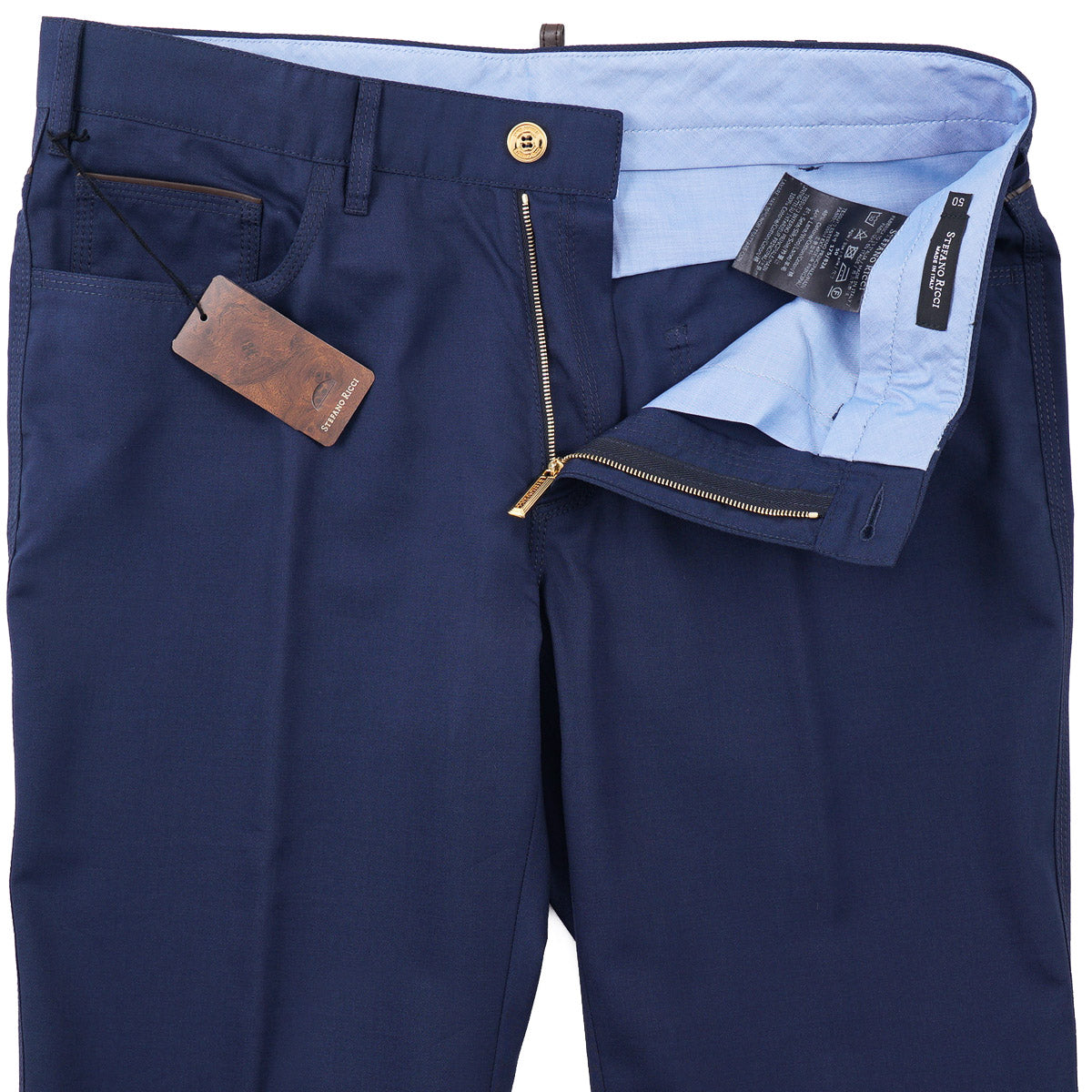Stefano Ricci Cotton-Wool-Silk Jeans