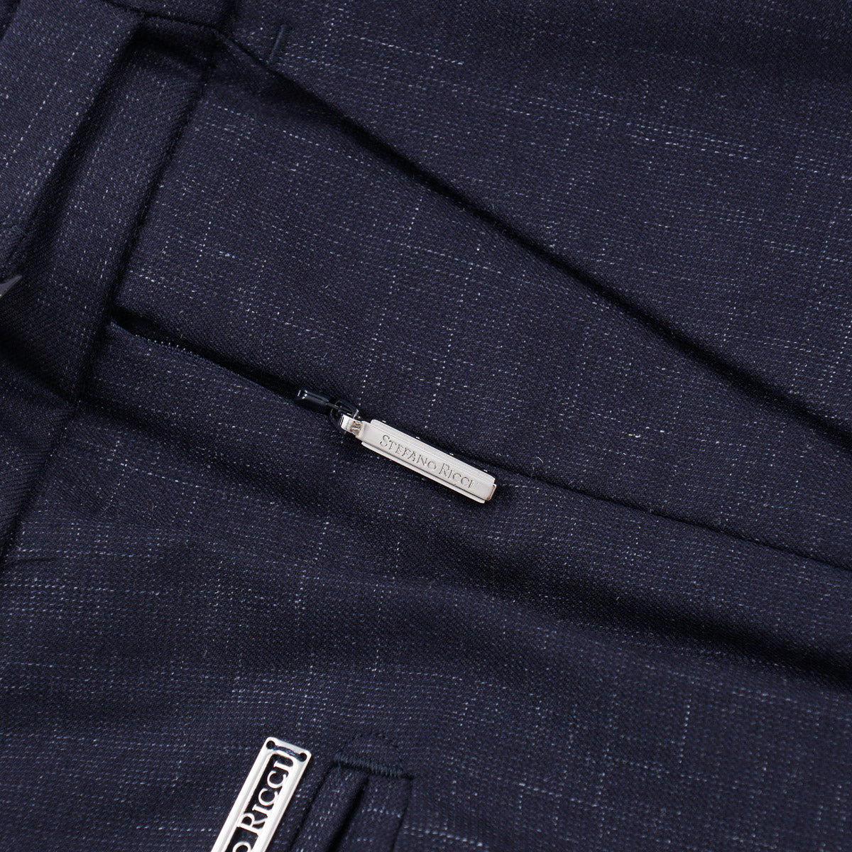 Stefano Ricci Wool Side-Buckle Trousers