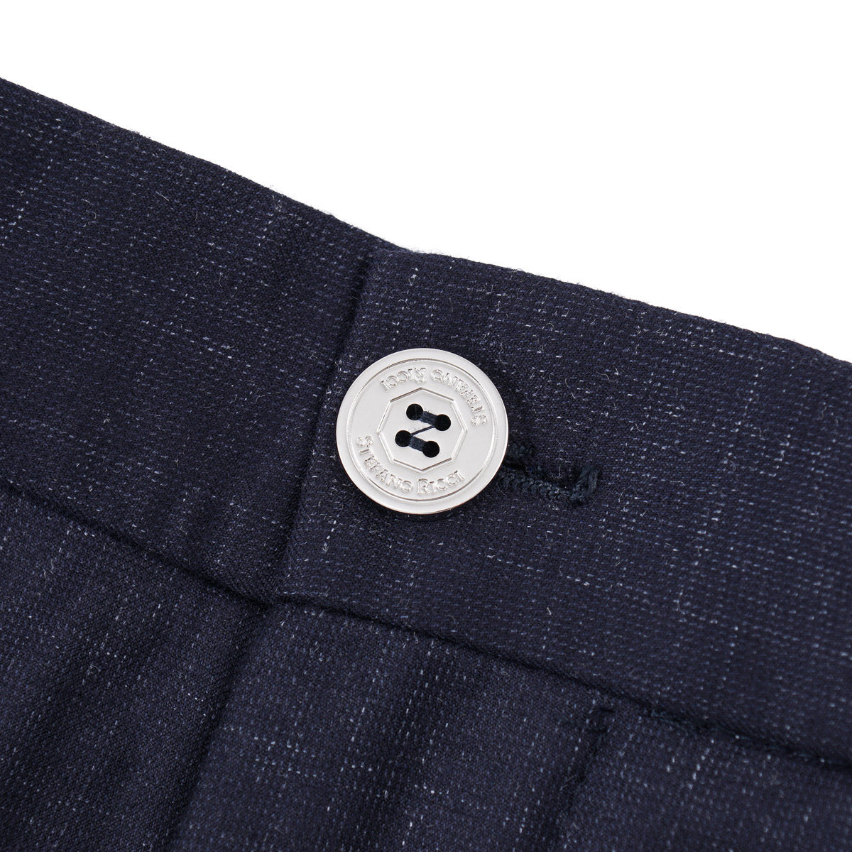 Stefano Ricci Wool Side-Buckle Trousers