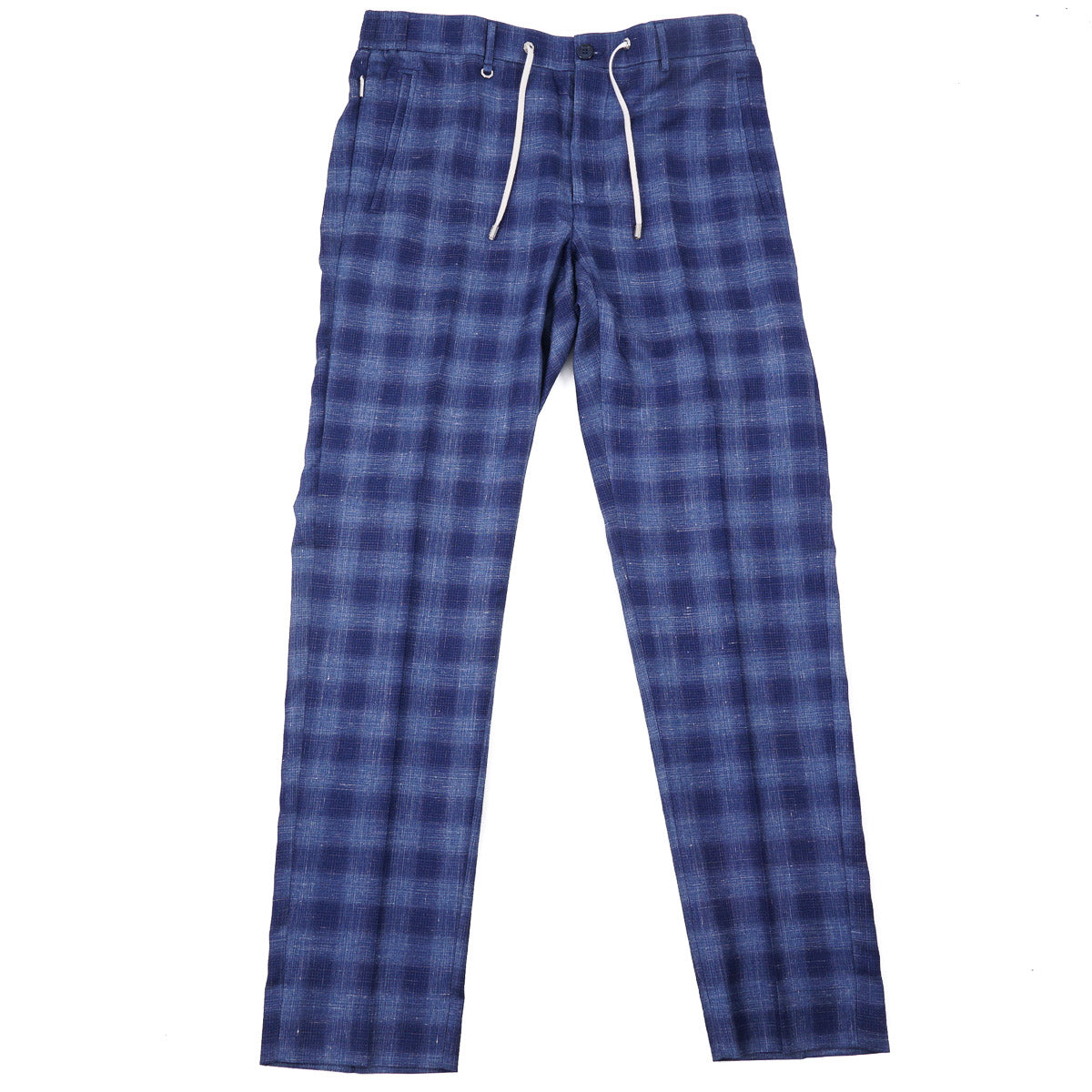 Stefano Ricci Cashmere-Silk-Linen Drawstring Pants