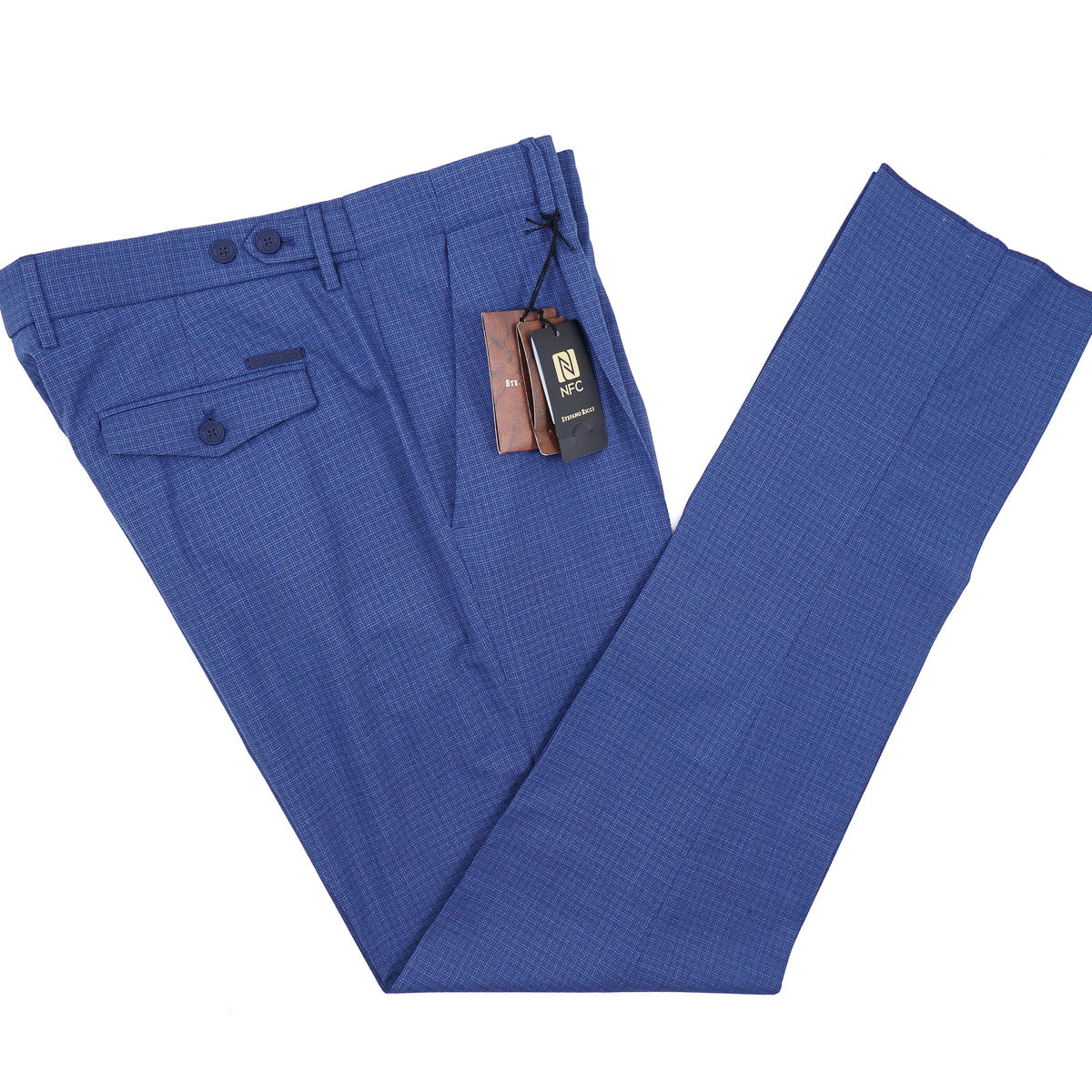 Stefano Ricci Wool Side-Tab Trousers