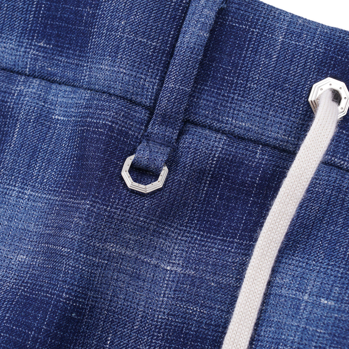 Stefano Ricci Cashmere-Silk-Linen Drawstring Pants