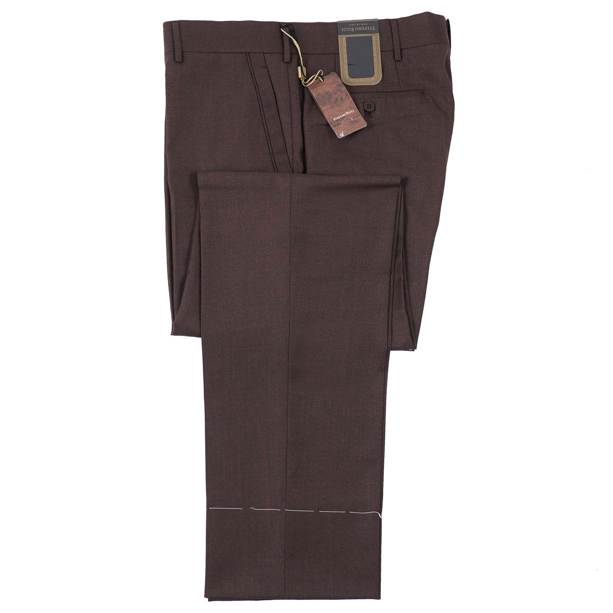 Stefano Ricci Wool-Cashmere-Silk Pants