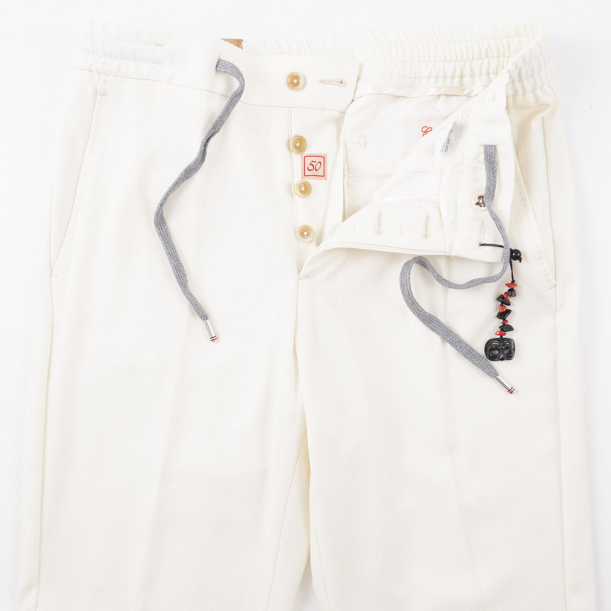 Marco Pescarolo Cashmere-Wool Drawstring Pants - Top Shelf Apparel