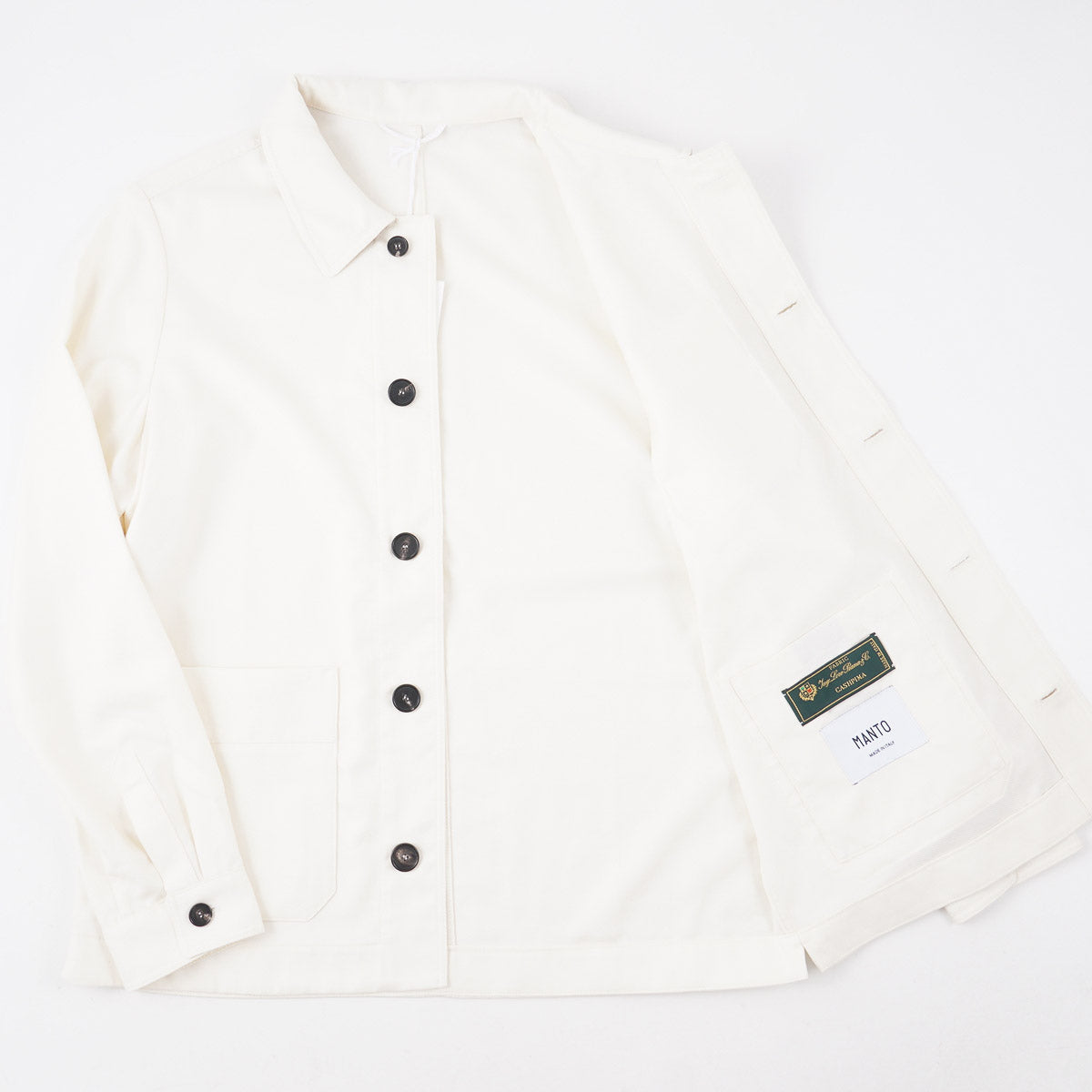 Manto Cotton-Cashmere-Silk Chore Jacket - Top Shelf Apparel