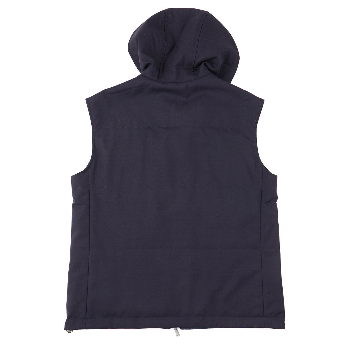 Lightweight Insulated Wool Vest with Hood - Top Shelf Apparel