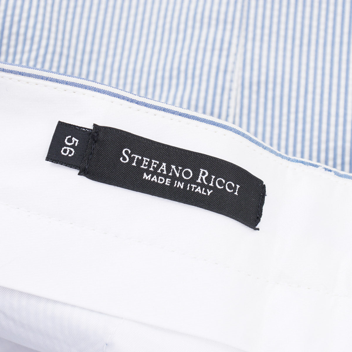Stefano Ricci Lightweight Seersucker Silk Trousers