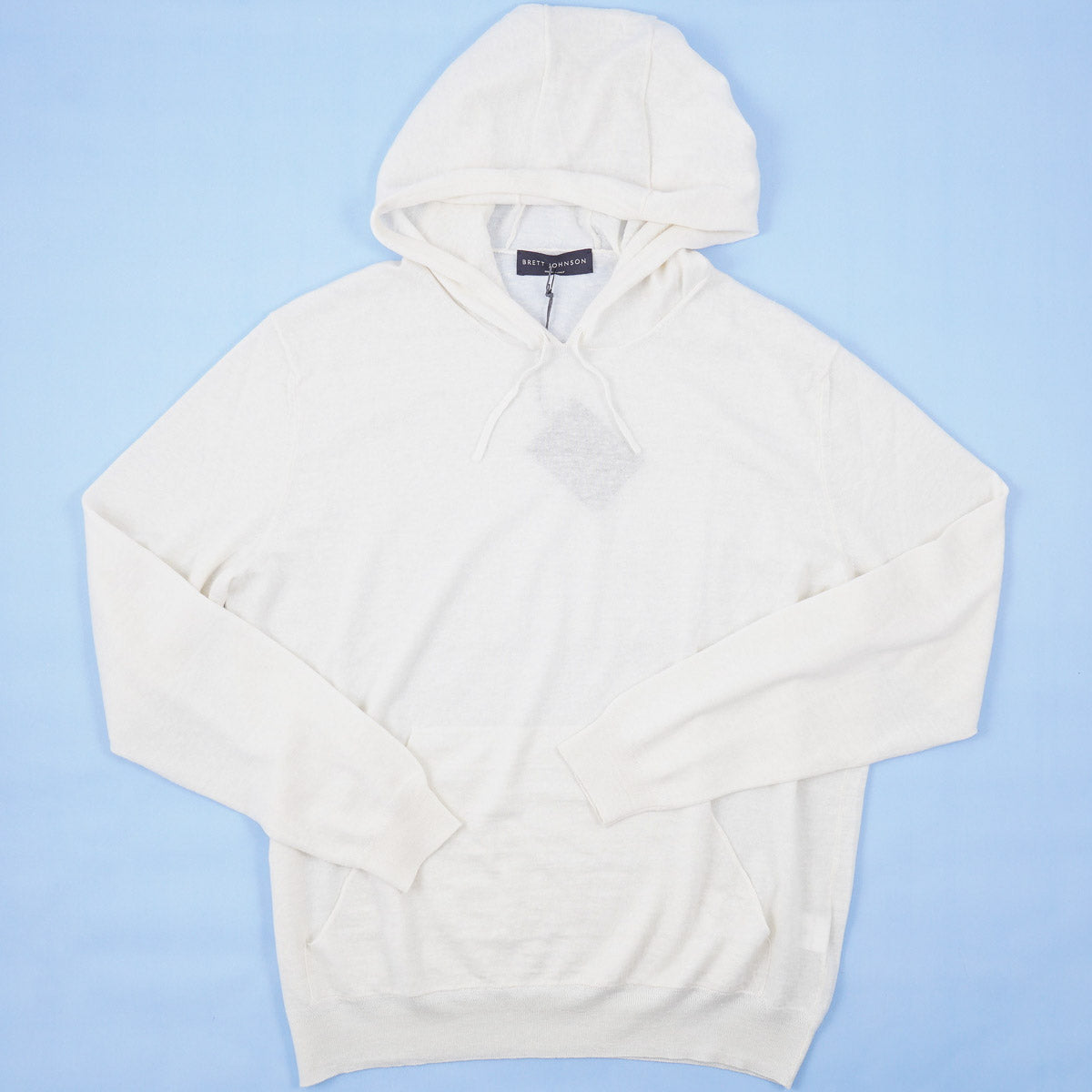Brett Johnson Linen-Cashmere Hooded Sweater