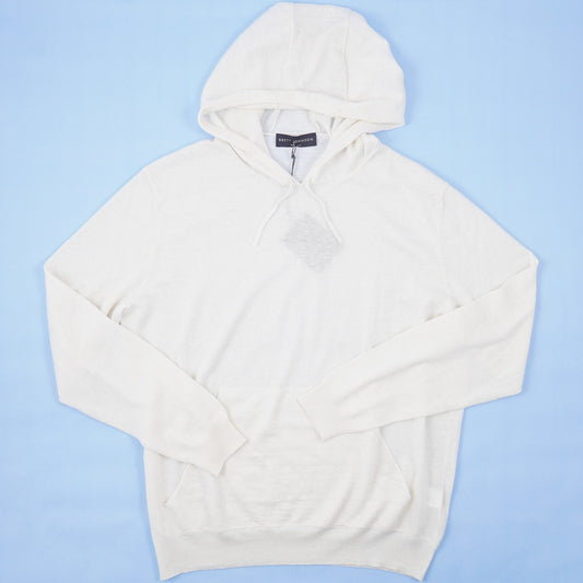 Brett Johnson Linen-Cashmere Hooded Sweater