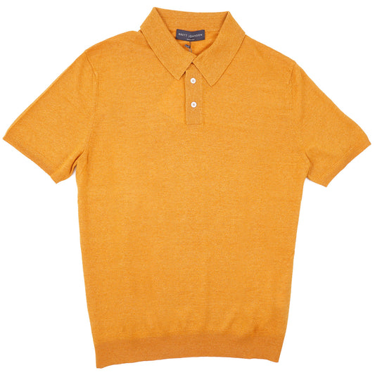 Brett Johnson Lightweight Linen-Cashmere Polo