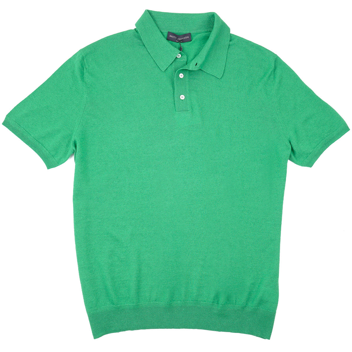 Brett Johnson Lightweight Linen-Cashmere Polo