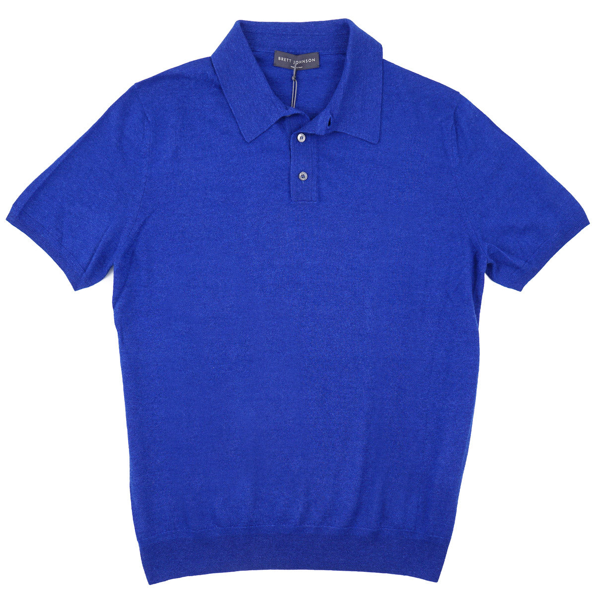 Brett Johnson Lightweight Linen-Cashmere Polo
