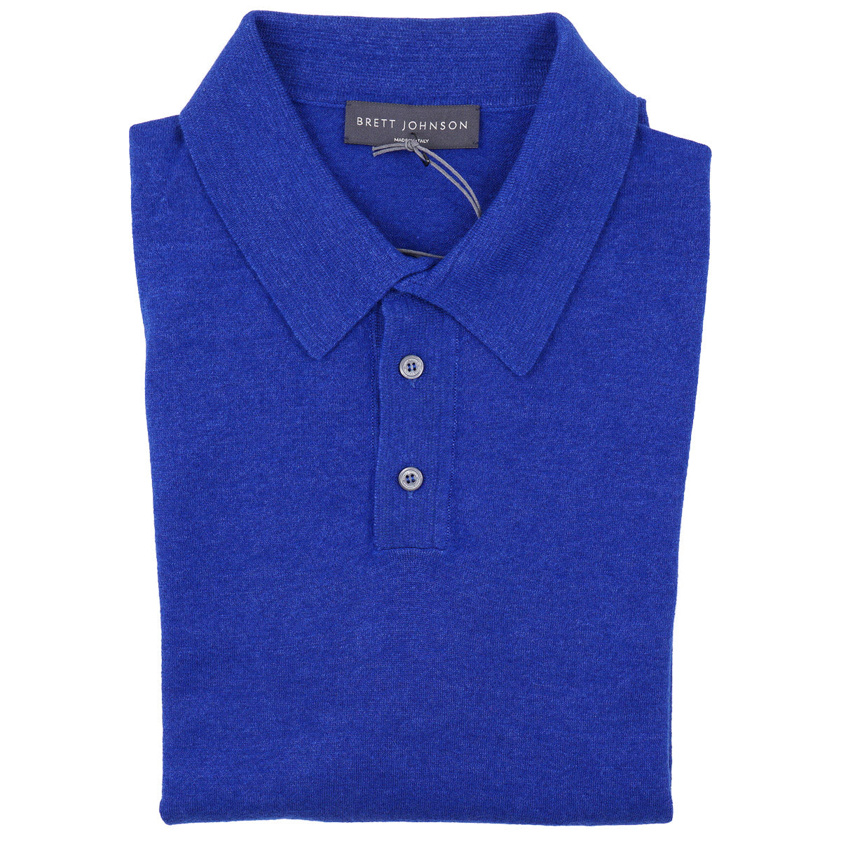 Brett Johnson Lightweight Linen-Cashmere Polo
