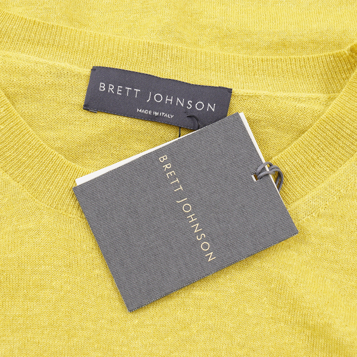 Brett Johnson Lightweight Linen-Cashmere Sweater