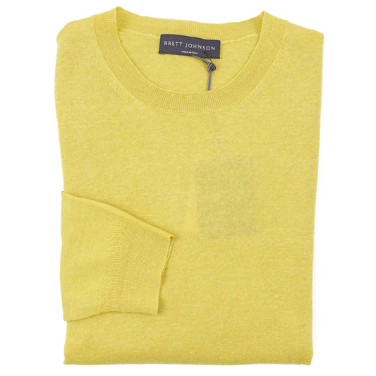 Brett Johnson Lightweight Linen-Cashmere Sweater