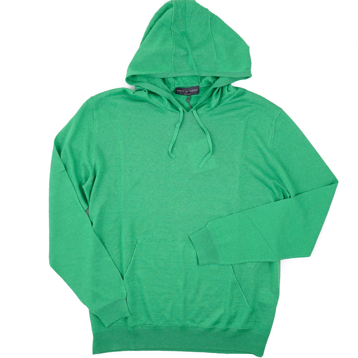 Brett Johnson Linen-Cashmere Hooded Sweater
