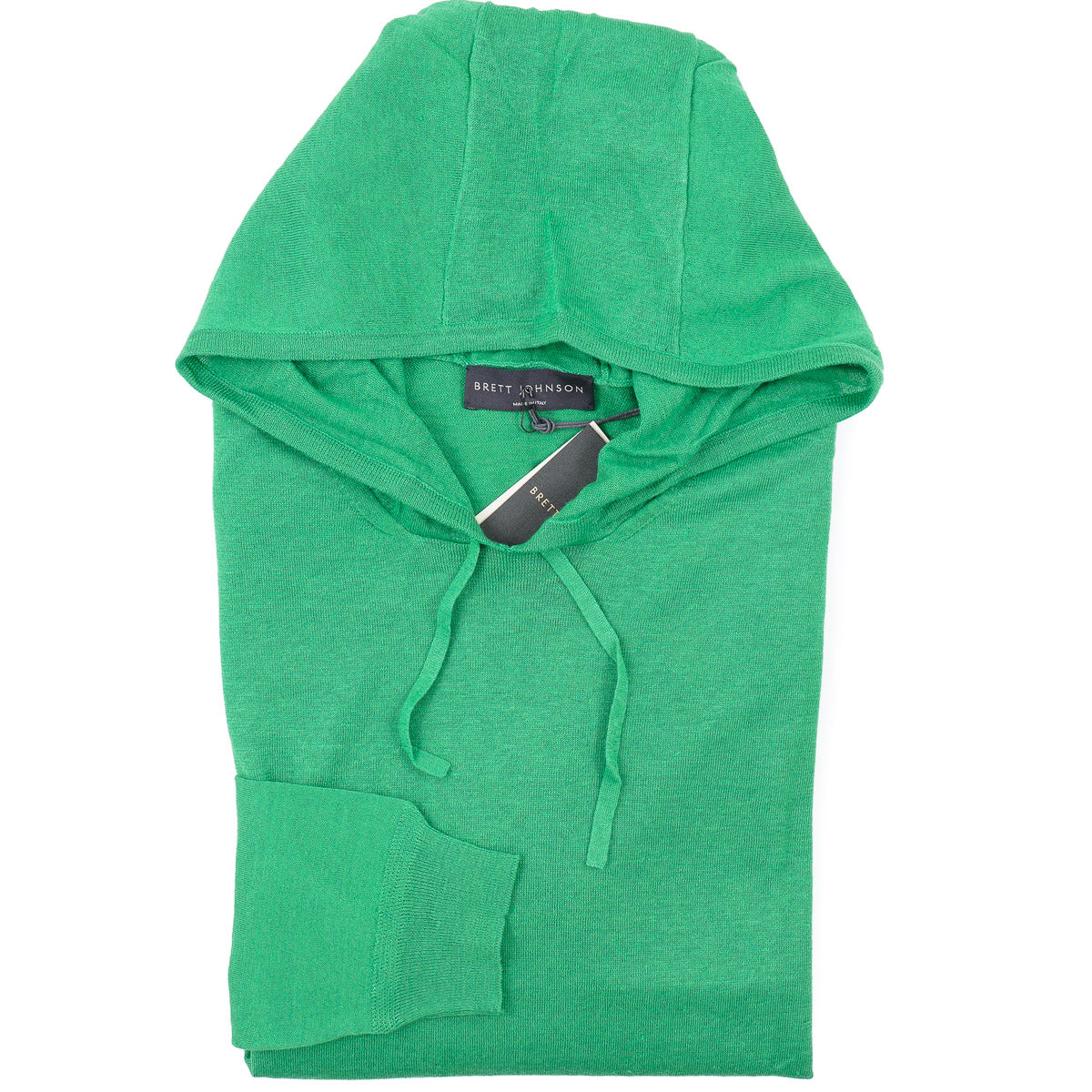 Brett Johnson Linen-Cashmere Hooded Sweater