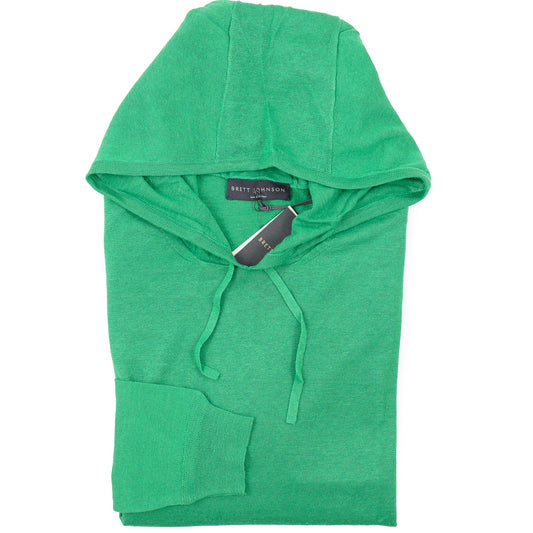 Brett Johnson Linen-Cashmere Hooded Sweater