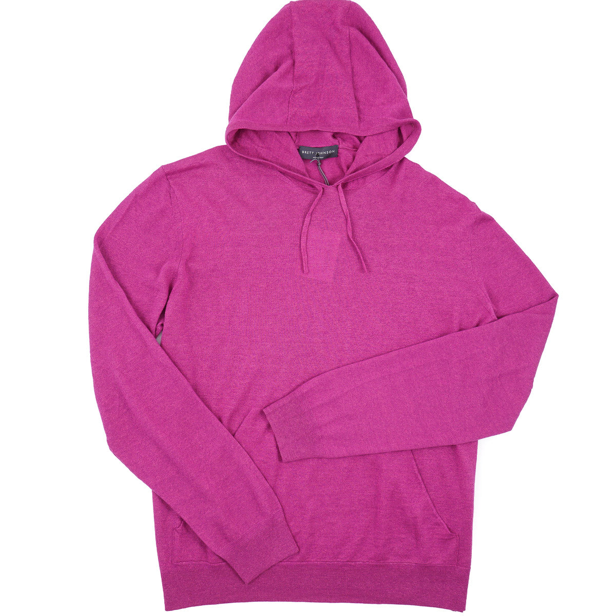 Brett Johnson Linen-Cashmere Hooded Sweater