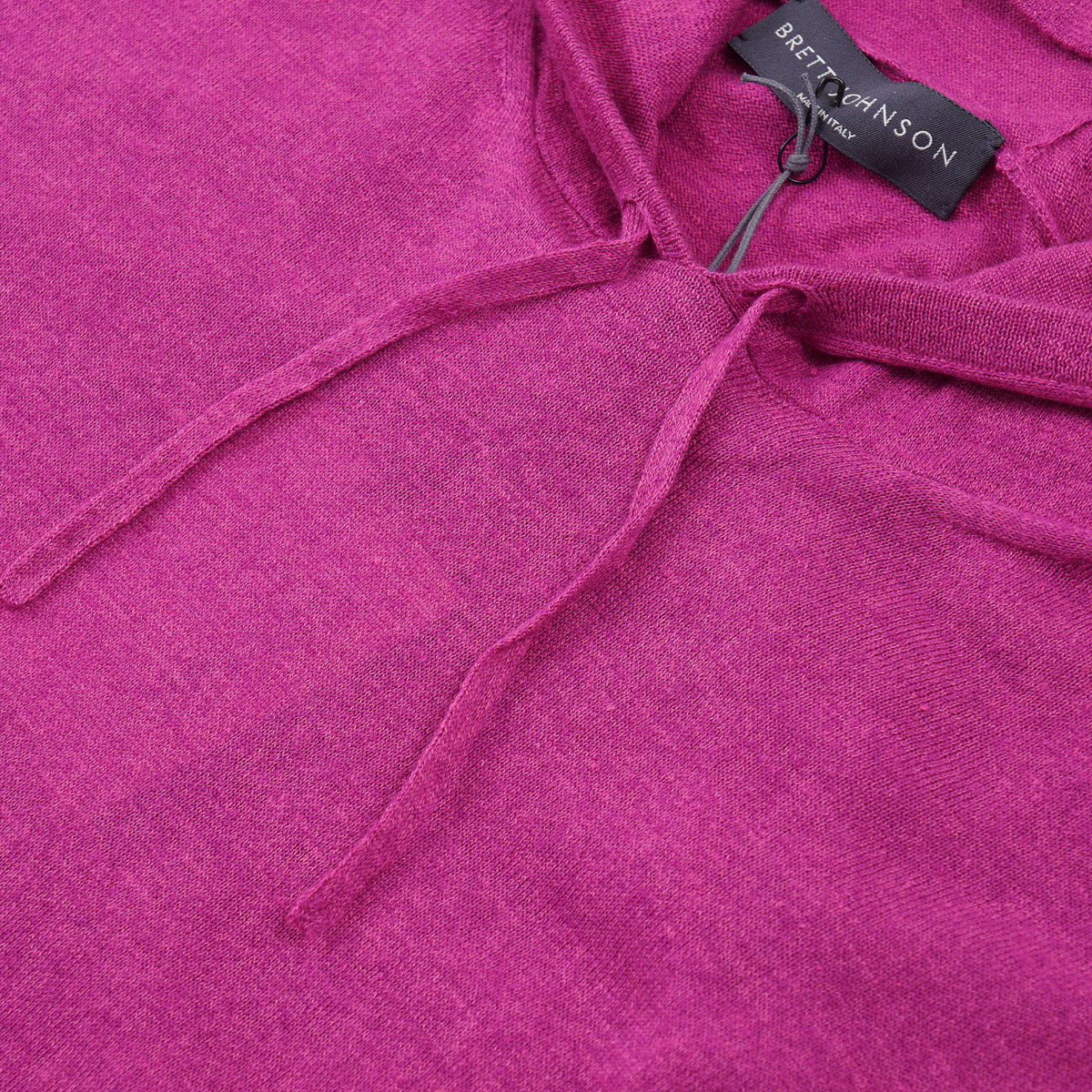 Brett Johnson Linen-Cashmere Hooded Sweater