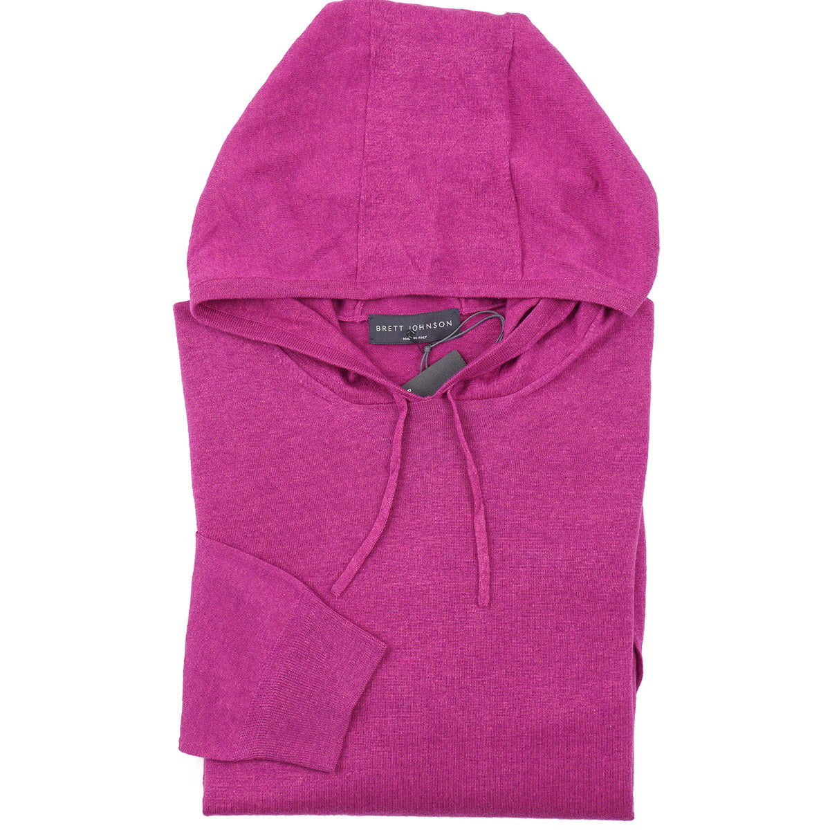 Brett Johnson Linen-Cashmere Hooded Sweater