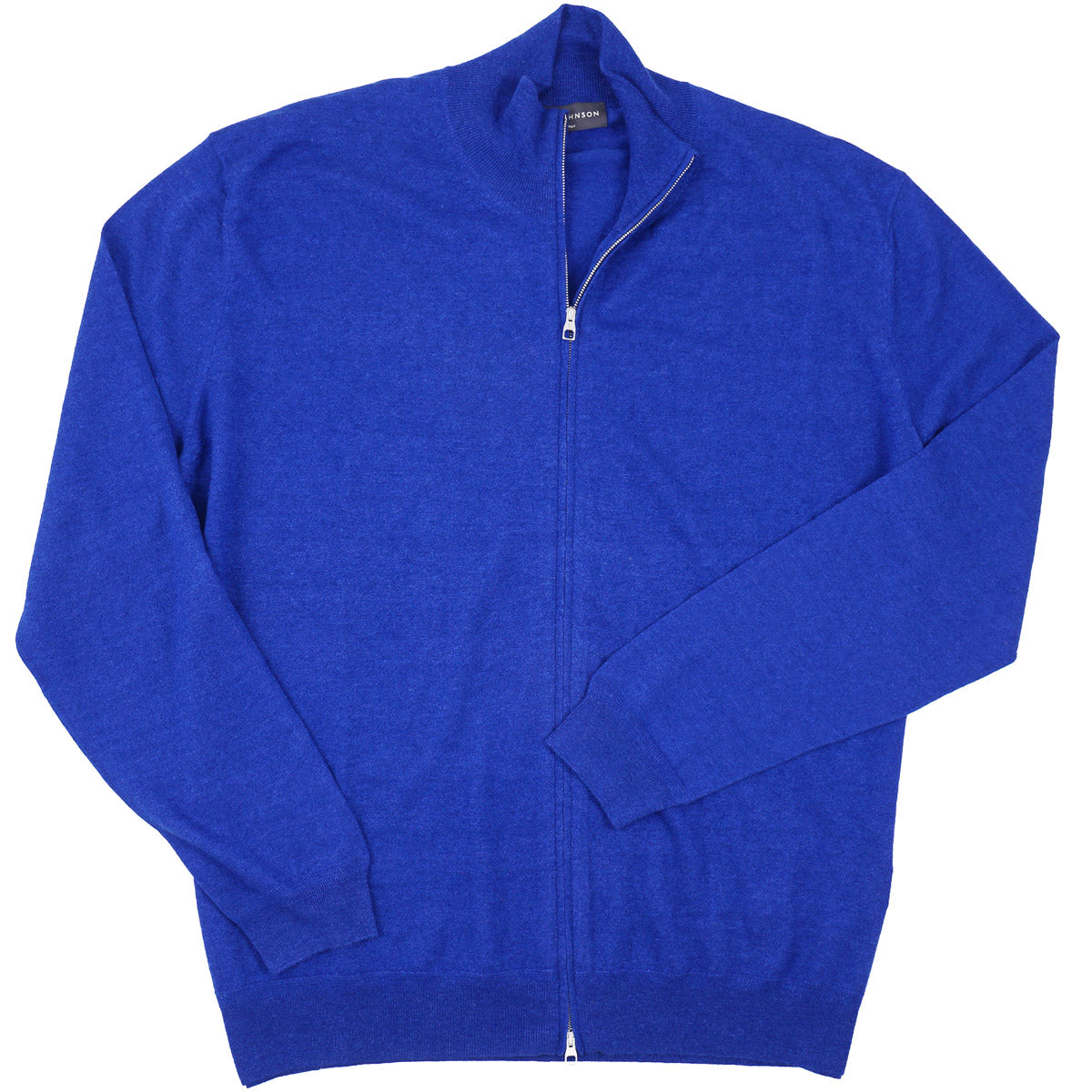 Brett Johnson Linen-Cashmere Full Zip Sweater