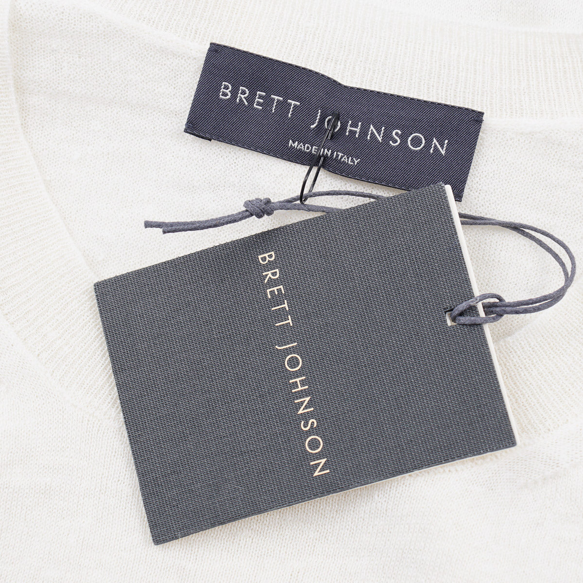 Brett Johnson Lightweight Linen-Cashmere Sweater