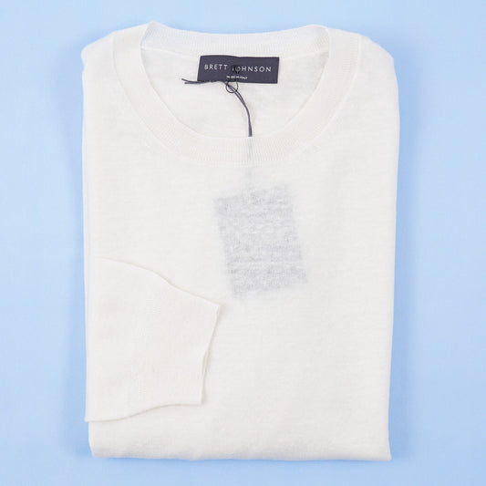 Brett Johnson Lightweight Linen-Cashmere Sweater