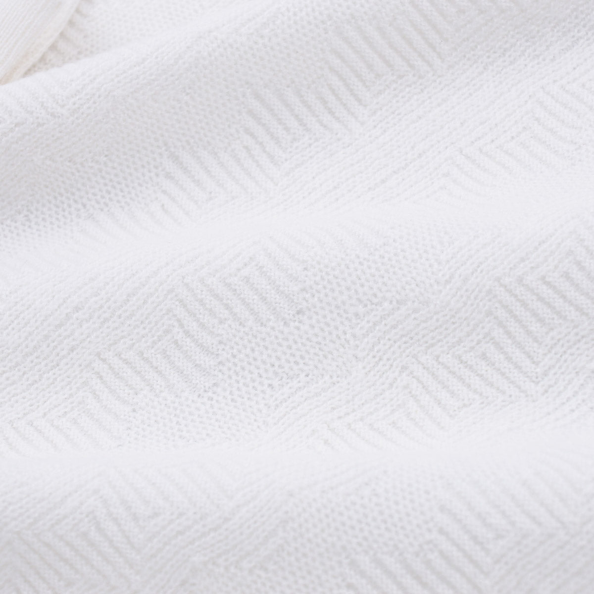 Brett Johnson Patterned Knit Cashmere Sweater