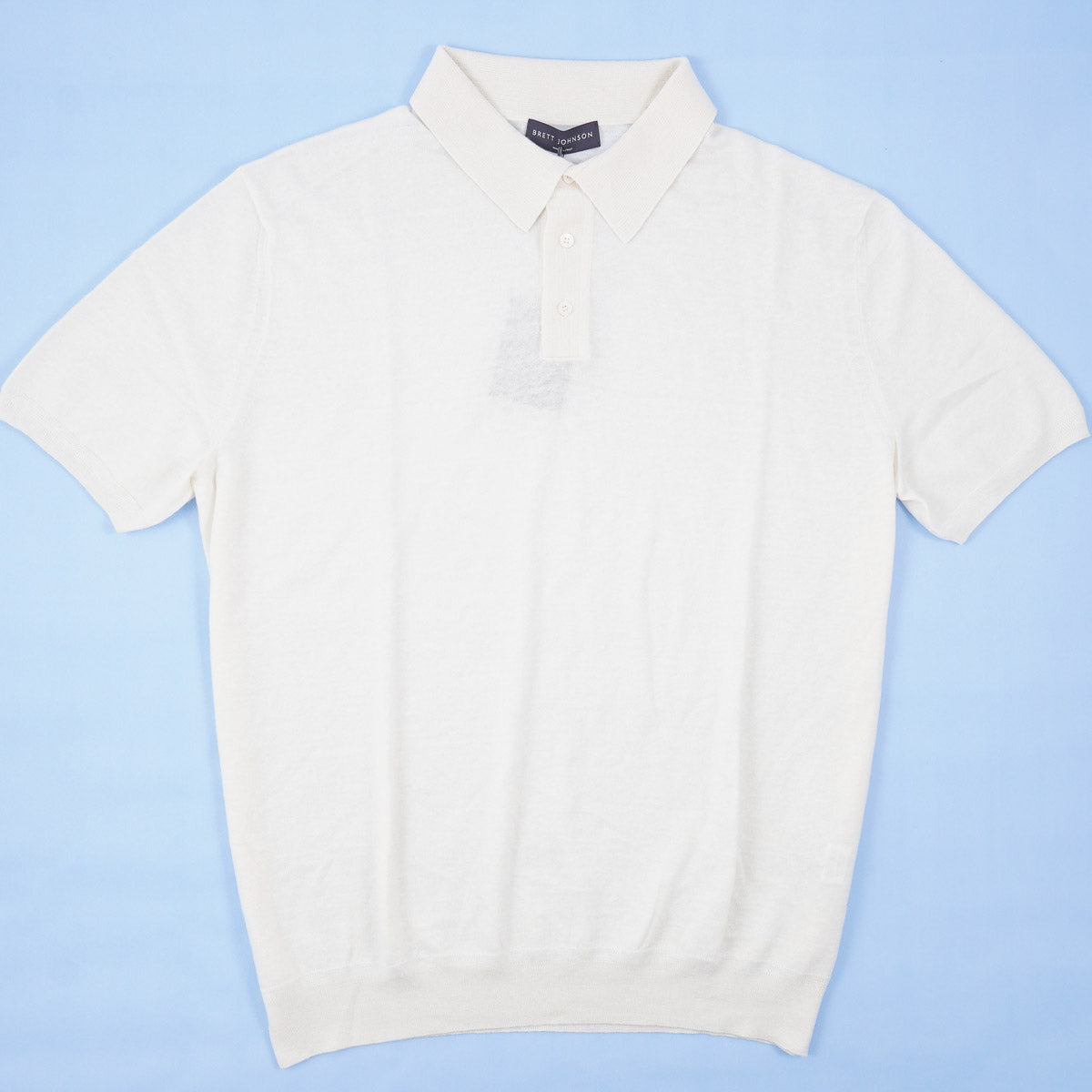 Brett Johnson Lightweight Linen-Cashmere Polo