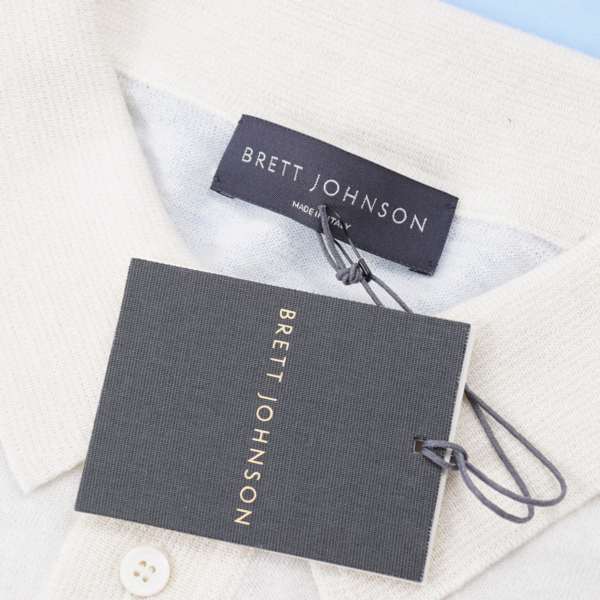 Brett Johnson Lightweight Linen-Cashmere Polo