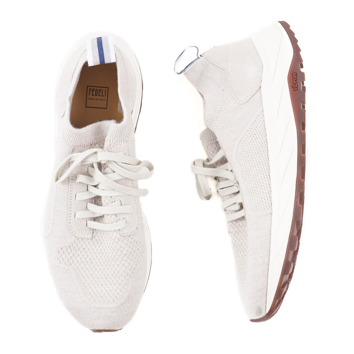 Fedeli Stretch Knit Wool Sneakers - Top Shelf Apparel